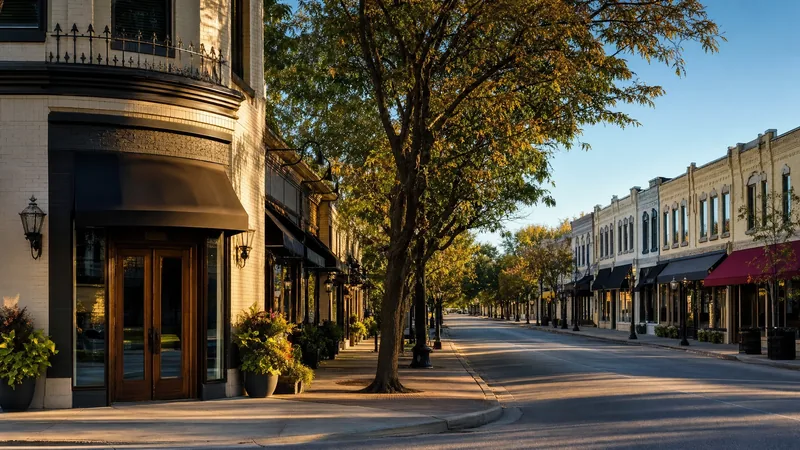 A southeastern Wisconsin commercial street with cream brick storefronts, Milwaukee Business License Guide